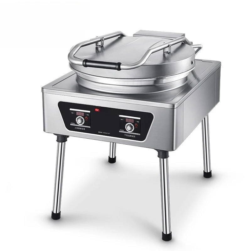 

Commercial electric cake pan Large double-sided heated large electric cake pan sauce-flavored pancake frying pan