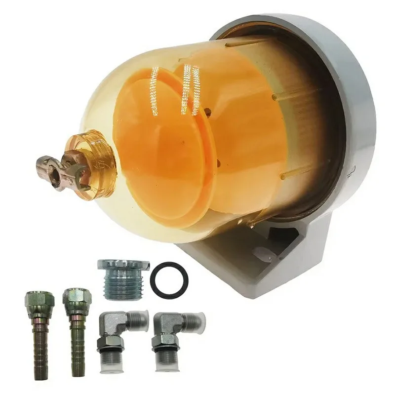 

Assembly with accessories for ships and ship engines