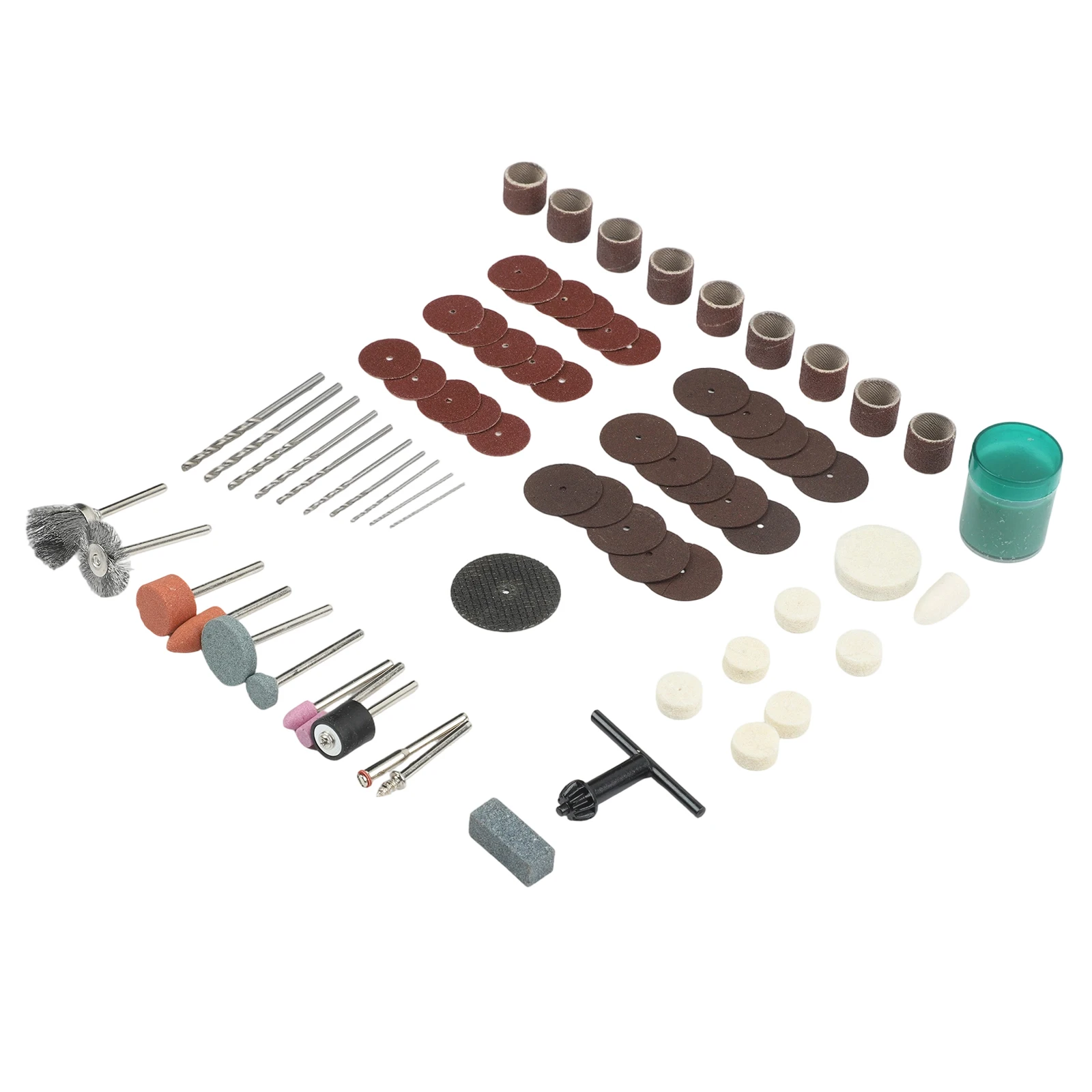 Electric Resin Polishing Drill Kit 110 Accessories for Detailed DIY Work with Drill Bits Brushes and Sand Needles