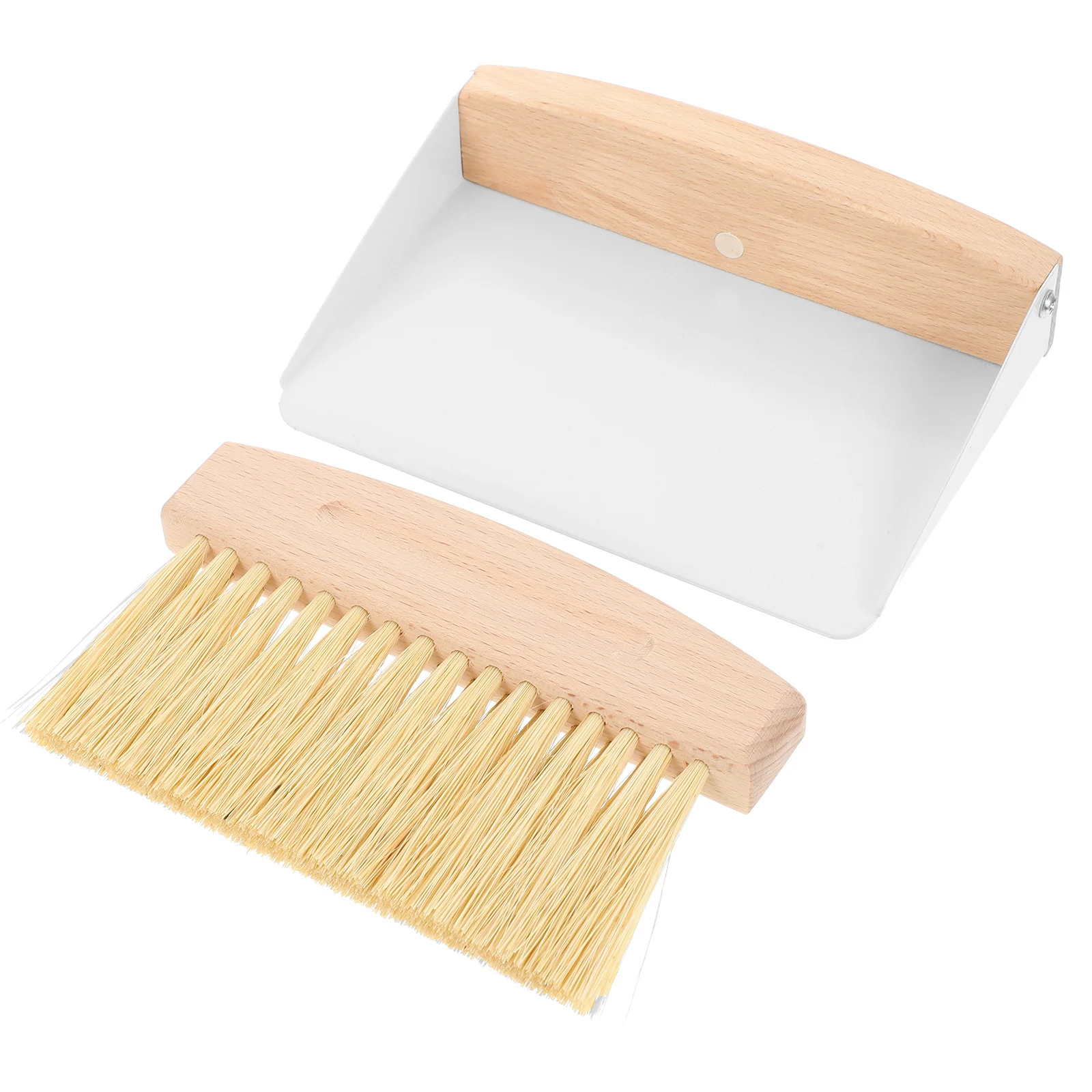 

1Set Convenient Mini Broom Dustpan Set Fine Details Excellent Workmanship Desktop Tidy Small Broom Dustpan Tabletop Dust Pan