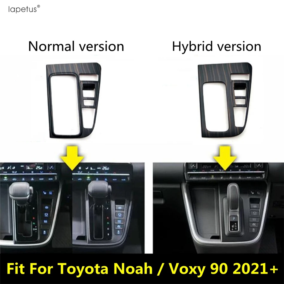 

Right Hand Drive Center Control Gear Shift Panel Frame Cover Trim For Toyota Noah / Voxy 90 2021 - 2023 Hybrid / Normal Version