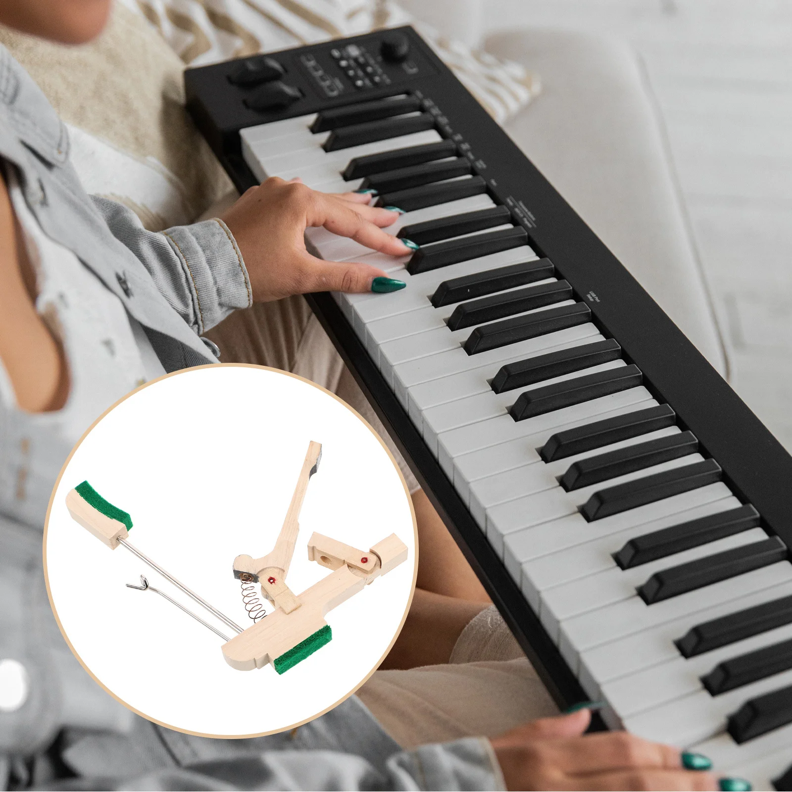 

2Pcs High Treble Upright Piano Whippen Flange Enhance Playing Skills Easy Installation Reliable Piano Parts Instrument Part