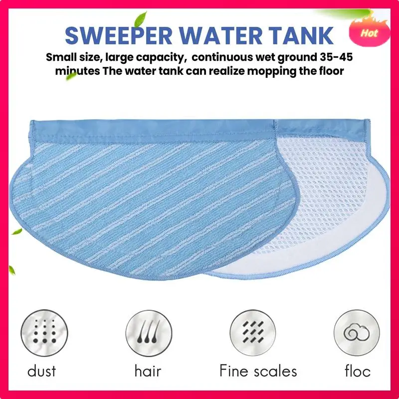 AD-4Pcs استبدال خزان المياه لملحقات المكنسة الكهربائية Ecovacs Deebot Ozmo 950