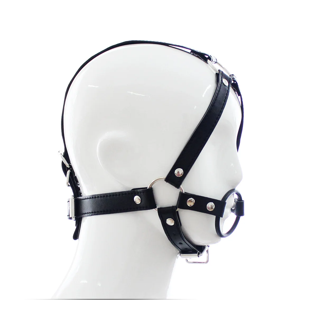 Mouth Gag Tools Head Harness Sex Toys For Women Sex Products O Ring Mouth Gag Bondage Restraint Slave Fetish Head Restraints