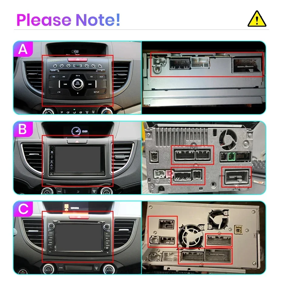 AWESAFE 10" Android Radio für Honda CRV CR-V 2012-2016, kabelloses CarPlay & Android Auto, GPS-Navigation, Multimedia-Unterstützung, Lenkradsteuerung, Subwoofer-Verstärker, Rückfahrkamera mit CAN-BUS, EU Plug and Play, DAB+ Digital Autoradio 2 DIN Autoradio Stereo RDS – Detail 1