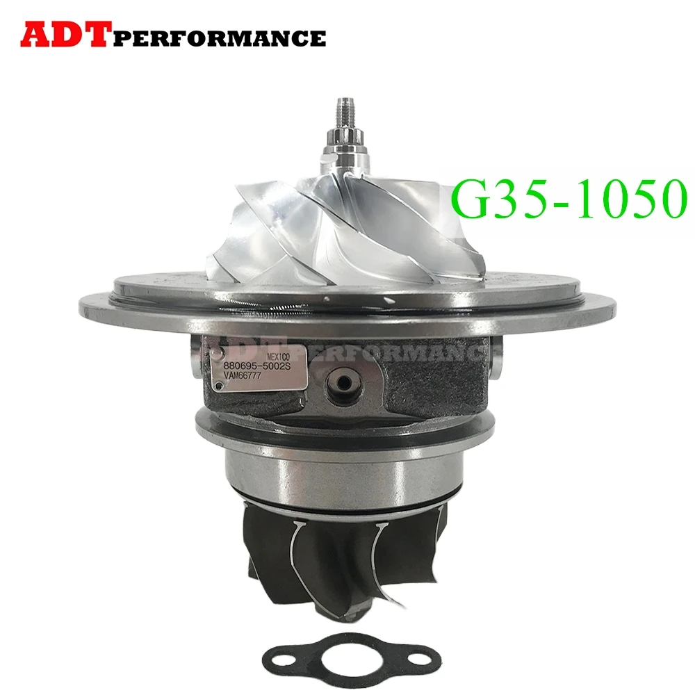 G35-1050 Turbo Cartridge 880707-5005S 880707-5006S Turbine CHRA 68mm Performance Reverse 700-1050HP 740902 Dual Ball Bearing