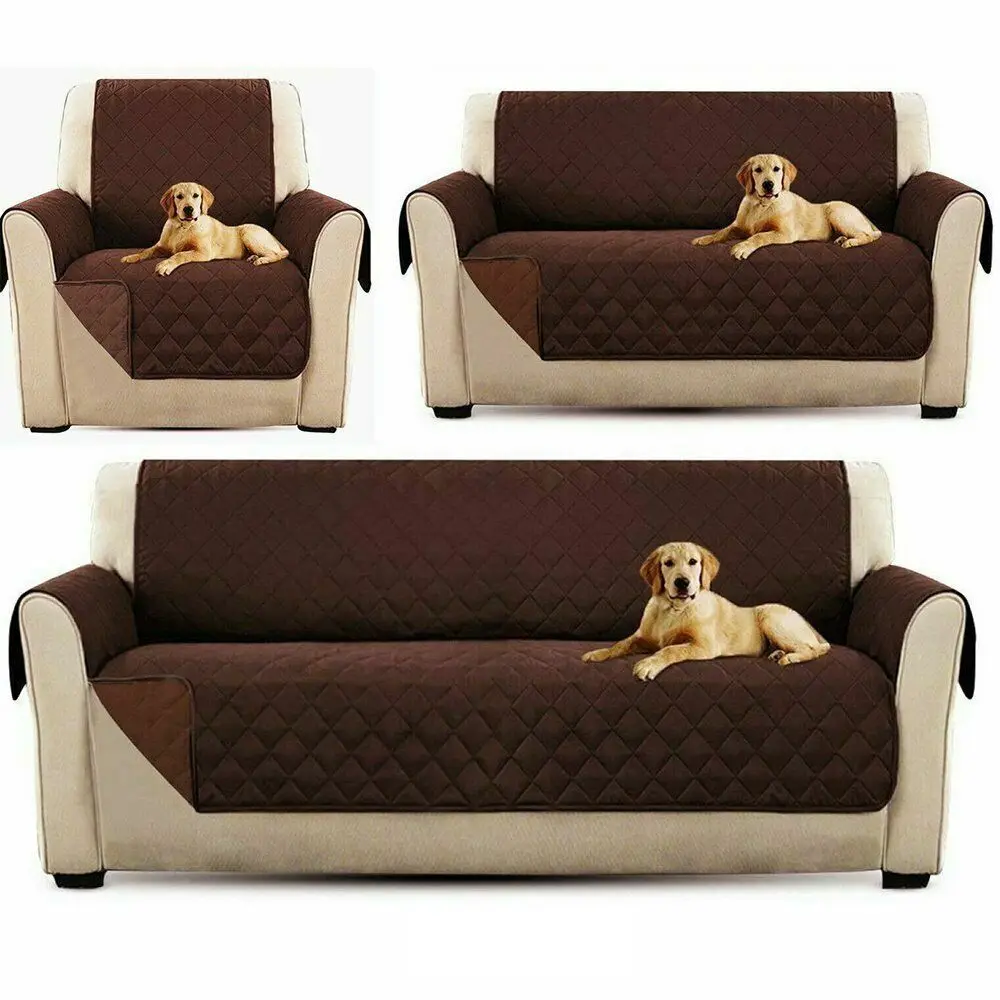 Waterproof Sofa Cover Anti-wear Couch Cover for Dog Pet Kids Recliner Armchair Furniture Slipcovers 1/2/3 Seater Protect