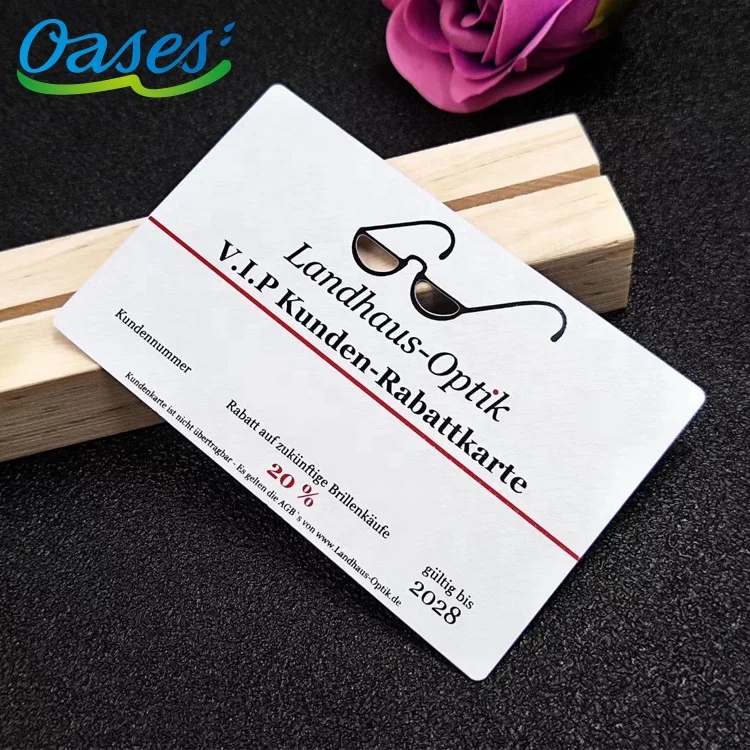Customized query Custom Design Electroplate Hollowed Out Matte White Metal Business Card Laser Engraving Business Gift Blank Met