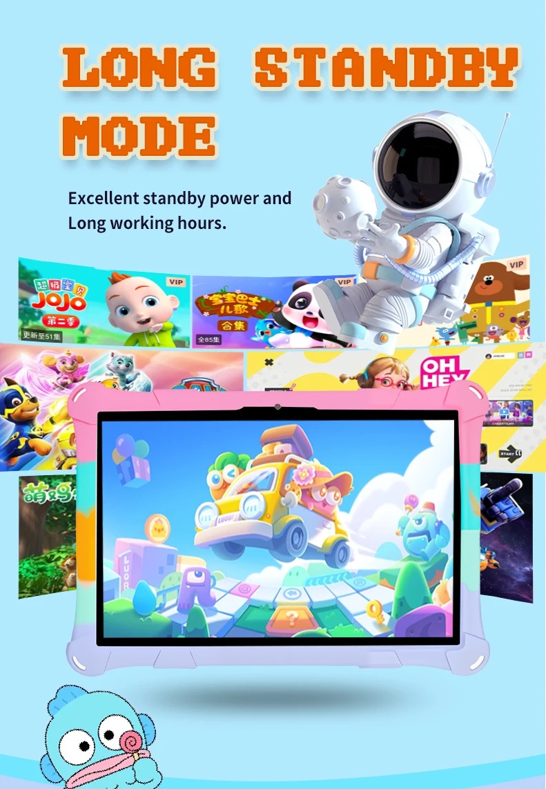 2025 New Original 10.1-inch Android Tablet 4+64GB Best Gift for Children Dual Camera 5G WIFI Android 11