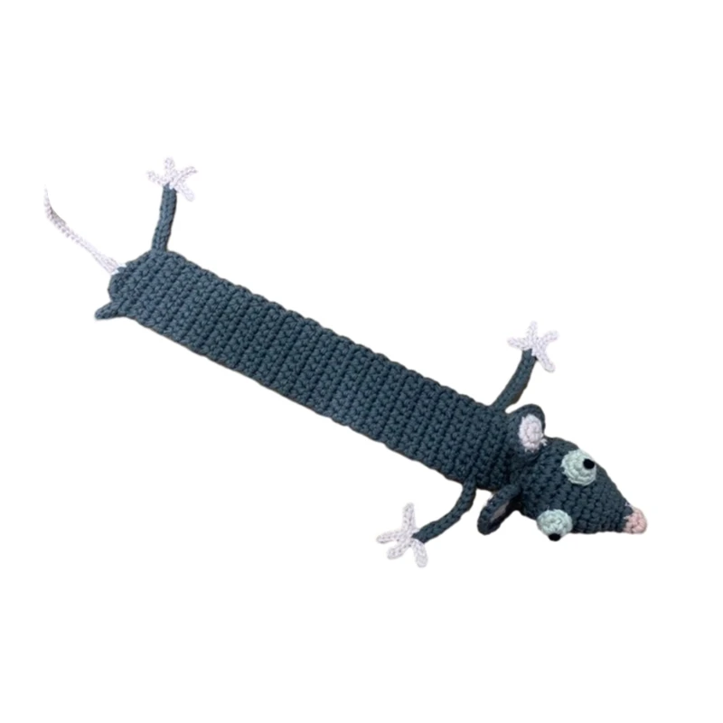 ถุงน่องคริสต์มาสบุ๊คมาร์คของขวัญการ์ตูนสัตว์บุ๊คมาร์คโครเชต์สัตว์บุ๊คมาร์ค Dropship