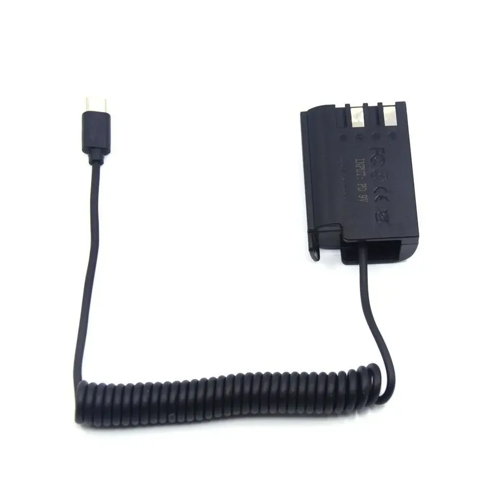 DMW-BLK22 Dummy Battery PD USB TYPE C to DMW DCC17 DC Coupler for Panasonic Lumix DMC GH3 GH4 GH6 GH6L GH5II DC-S5 S5K G9