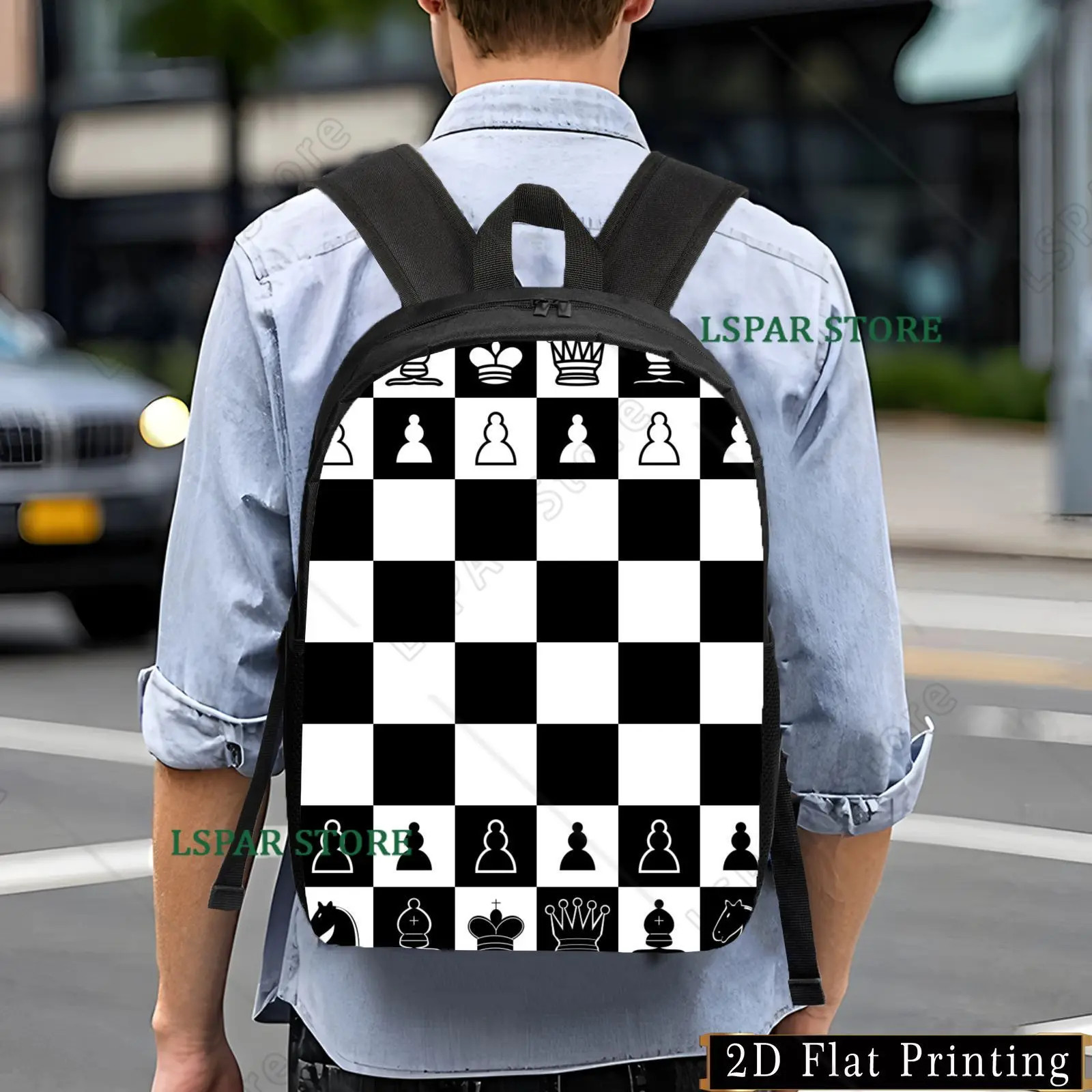 

Стильный рюкзак с принтом шахматной доски, рюкзак для ноутбука, женский и мужской повседневный рюкзак для колледжа, школы, студенческий рюкзак.