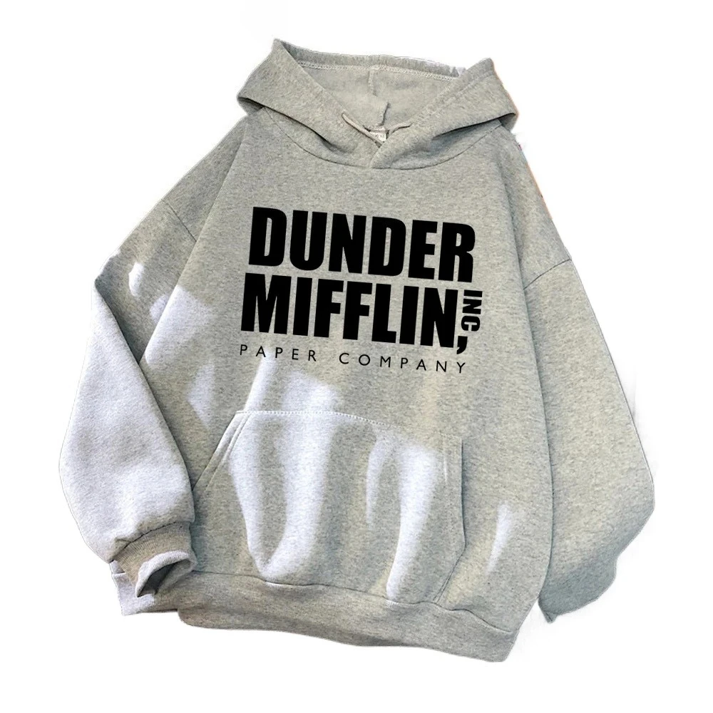 

Толстовка с капюшоном The Office Dunder Mufflin INC Dwigh Schrute, спортивная одежда, мужские и женские толстовки, повседневный пуловер, толстовка с капюшоном