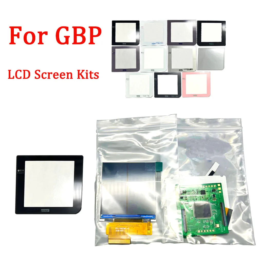 

2.6 Inch Original Size IPS High-Brightness LCD Screen Kits Support Multiple Display Styles For Gameboy Pocket GBP IPS LCD