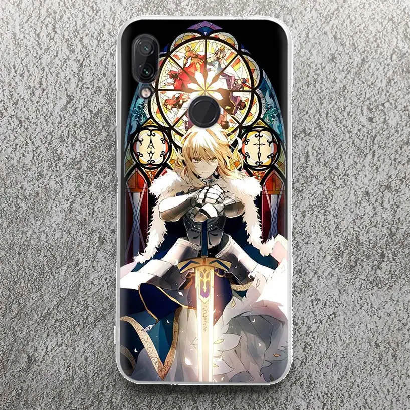 Fate Zero Stay Night Saber Print Soft Case for Xiaomi Mi 13 12 11 10 Lite 12T 11T 10T 9T Pro Phone Shell 9 8 11i 12X 6X 5X Patte