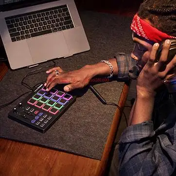 NEW  MIDI DJ Controller 16 Pads USB Type-c Pads, Music Controller view 4