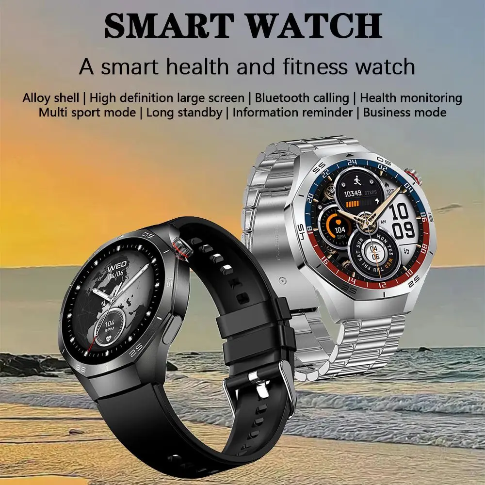 Classic Smart Watch 5Pro 1.53-inch 360*360 HD Screen GPS Motion Track Recording Multiple Sport Modes Bluetooth Call Smartwatches - Image 2