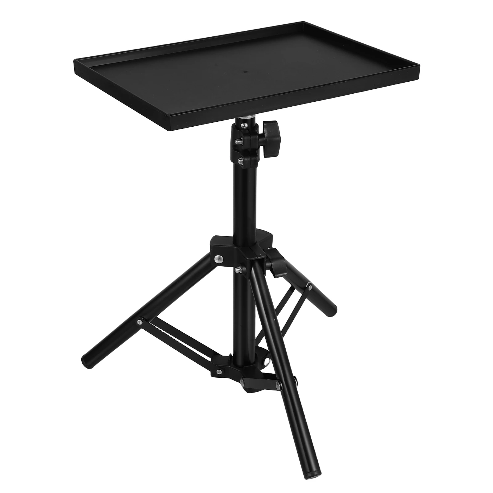 Universal Projector Tripod Stand Adjustable Height Tabletop Floor Projector Stand Bracket Camera Laptop Platform Holder