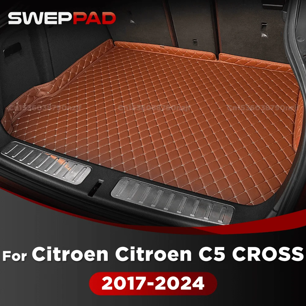

Для Citroen Citroen C5 CROSS 2017-2024 23 22 21 20 19 18 3D коврик в багажник автомобиля, коврик для багажника, аксессуары для интерьера