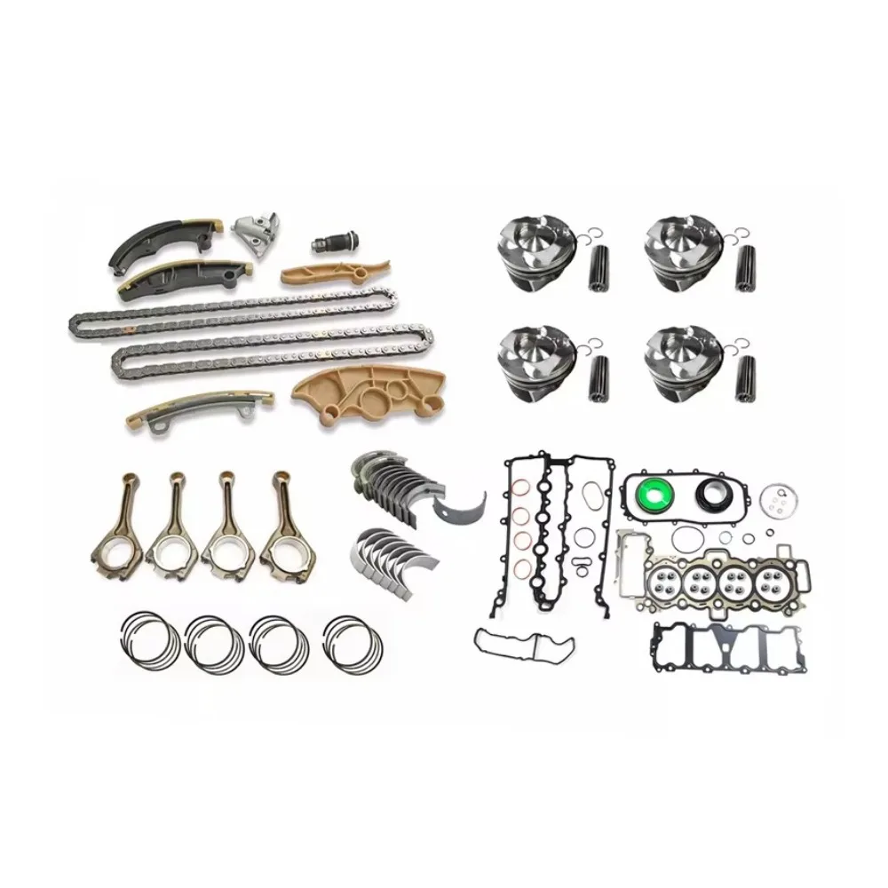 Full Gasket Set Timing Chain Piston Kit Fit 2.0L L4 GAS For Land Rover Range Rover Discovery Jaguar PT204 AJ200 2.0L 2017-2024