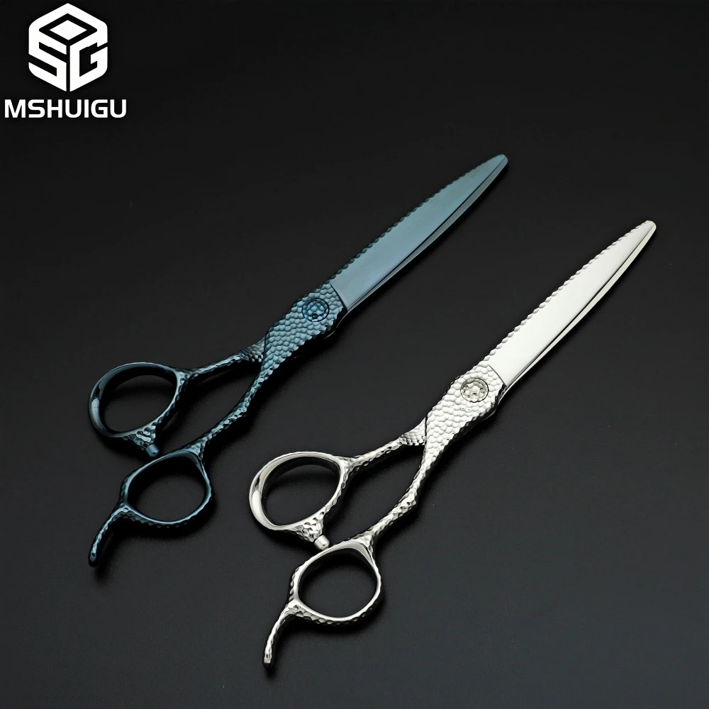 MSHUIGU 6.3inch Professional ATS314 Barber Scissors High-grade bearing hairdressing scissors Multifunctional thinning shears