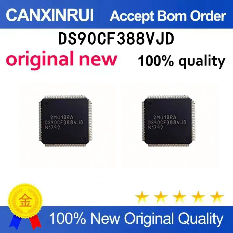 (5-100 pieces)Brand new original DS90CF388VJD QFP100 spot chip IC