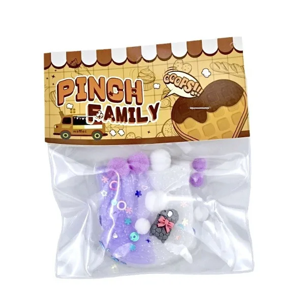 Juguetes para apretar con pellizco de tostadas brillantes, juguete de descompresión de rebote lento, Reduce el estrés, alivio del estrés, juguete sensorial para niños