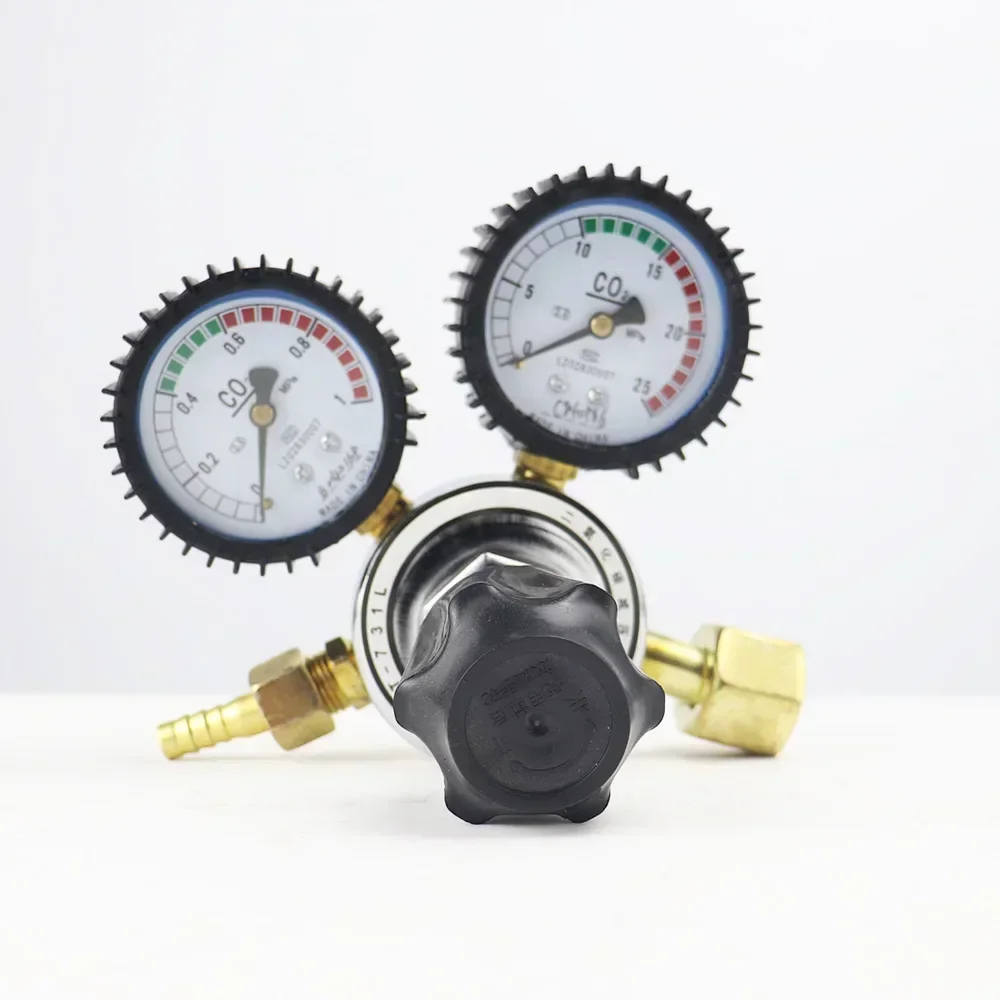 Carbon Dioxide Decompressor Non-heating CO2 Gauge Pressure Gauge Carbon Dioxide Gauge G5/8 