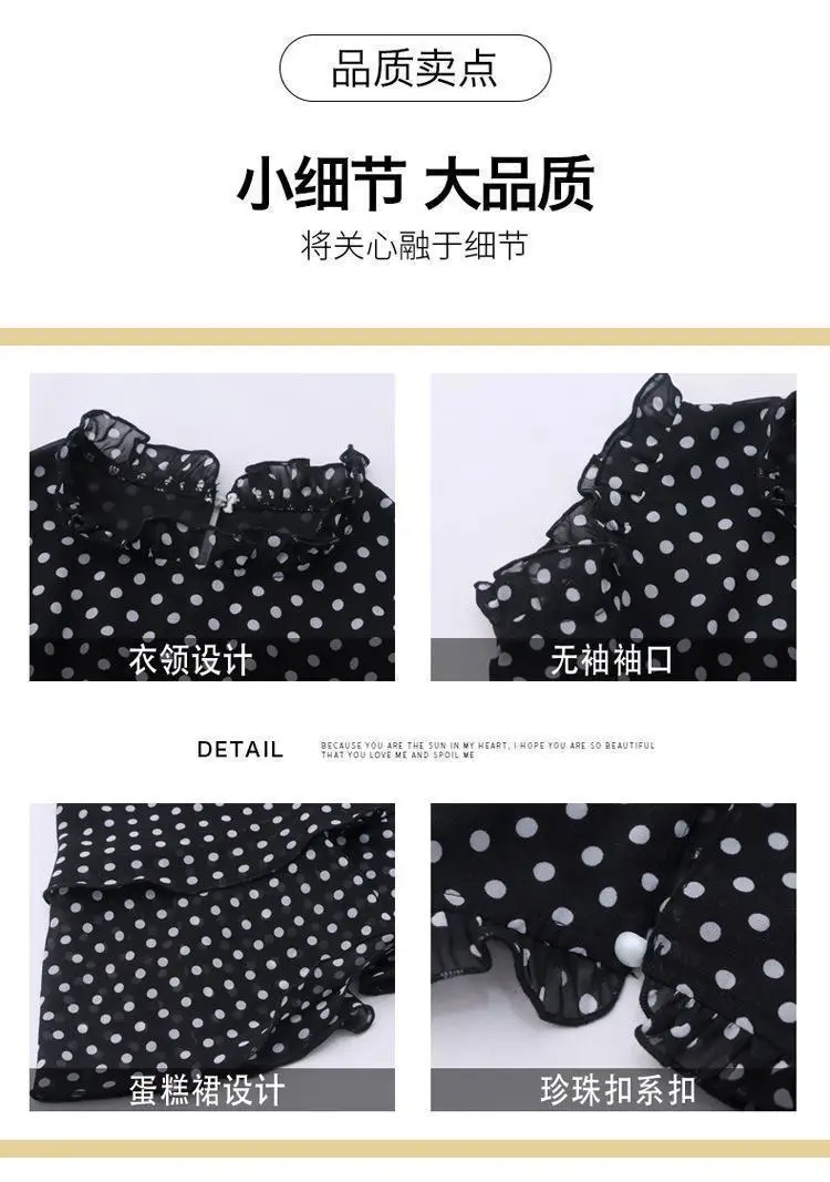 2022 Sleeveless mesh lace Toddler Girl Summer Clothes polka Dot Pleated Dresses Casual Princess  Party for Kids 6 8 9 10 11 year