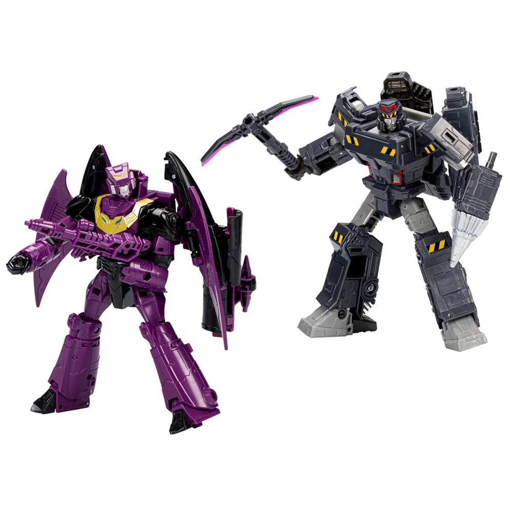 Hasbro Transformers Toys Legacy Evolution Voyager Class Rise of Tyranny 2-Pack Miner Megatron Senator Ratbat Action Figure