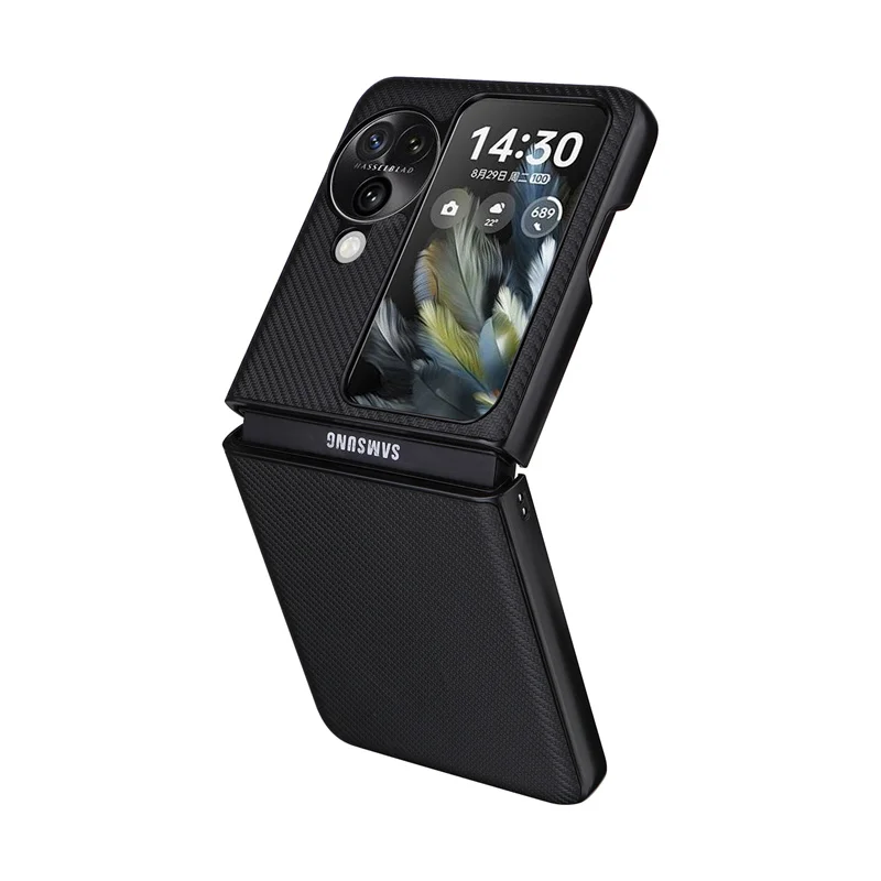 For OPPO Find N3 Flip Case Hard Shockproof Cover Phone Case For OPPO Find N3 Flip Case PU Leather Protective Coque image 5
