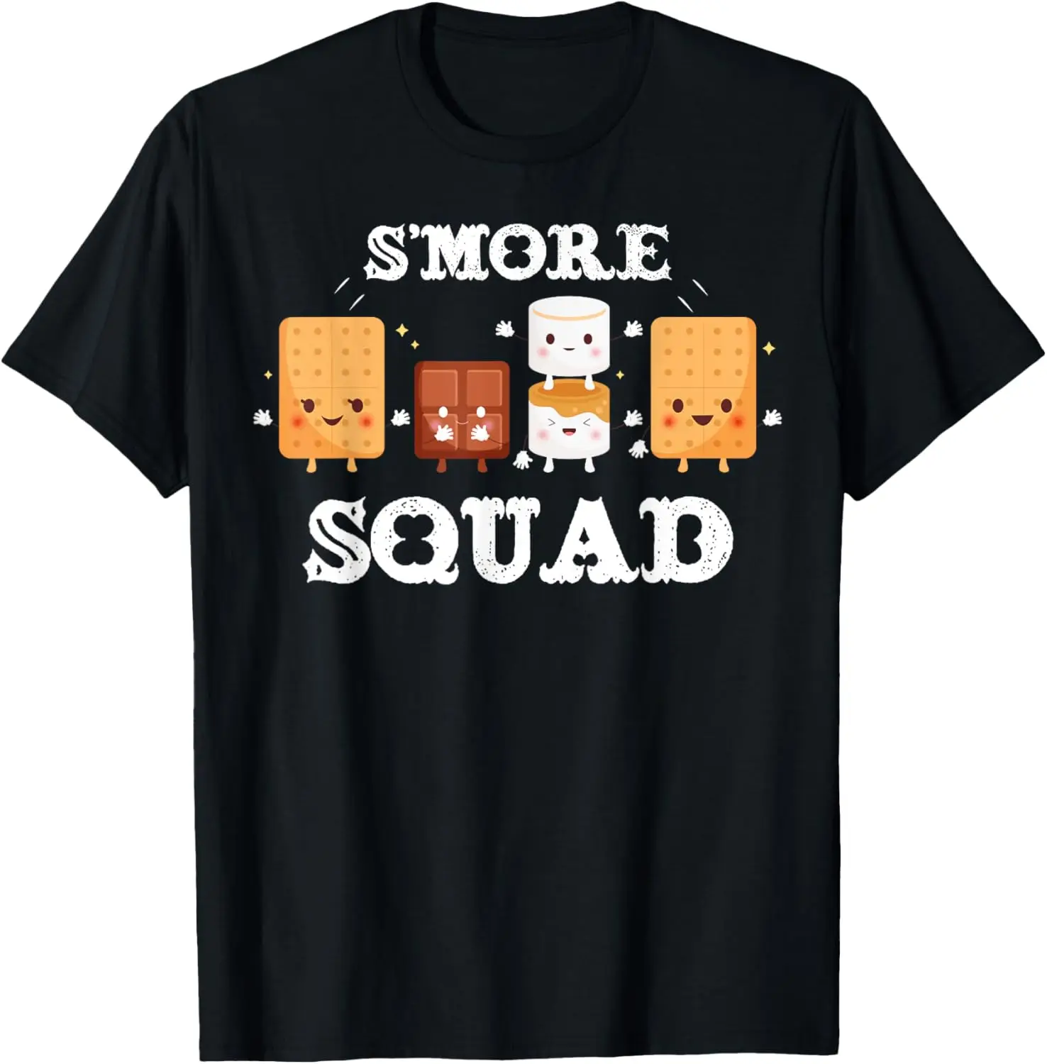 S'mores Marshmallows Shirt Camping Lover Funny Smores Squad T-Shirt