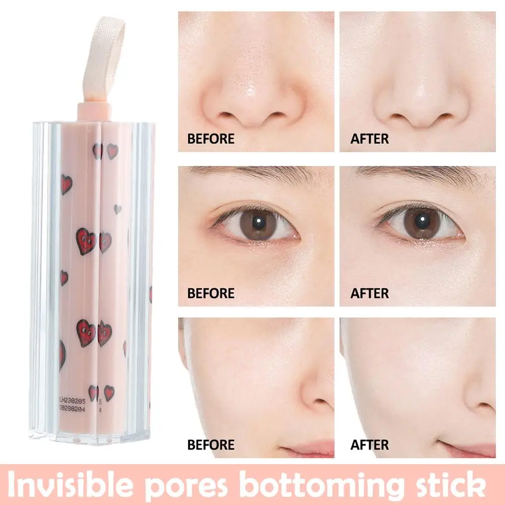 Unsichtbare Poren Primer Stick Poren Radiergummi wasserdichte Öl kontrolle Basis feine Primer Make-up Linien Isolation Primer Gesicht glatt m e7u1