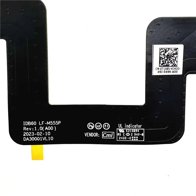 Nuevo Cable de conexión de placa táctil TP Original para ordenador portátil Dell Precision 16 5680 M5680 IDB60 T19XV 0T19XV LF-M555P DA30001VL10