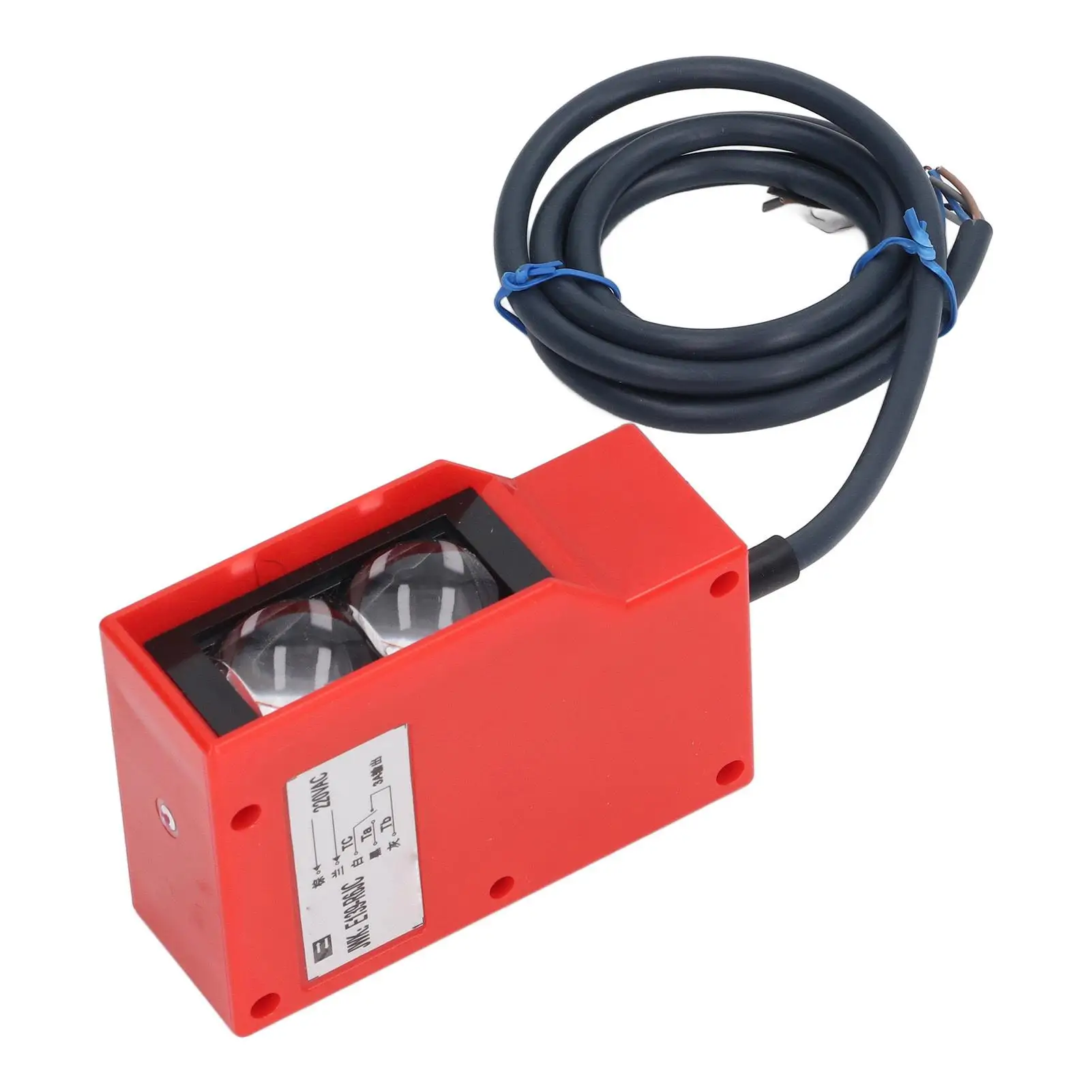 

High Sensitivity Diffuse Reflection Photoelectric Sensor 20ft Detection Range IP54 AC220V Light Switch Alert System