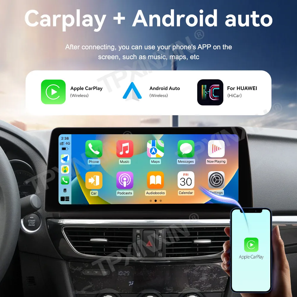 Car Accessories Radio For Mazda Atenza 2013-2016 Android Auto GPS Navigation Multimedia Stereo Receiver Head Unit Offline Maps