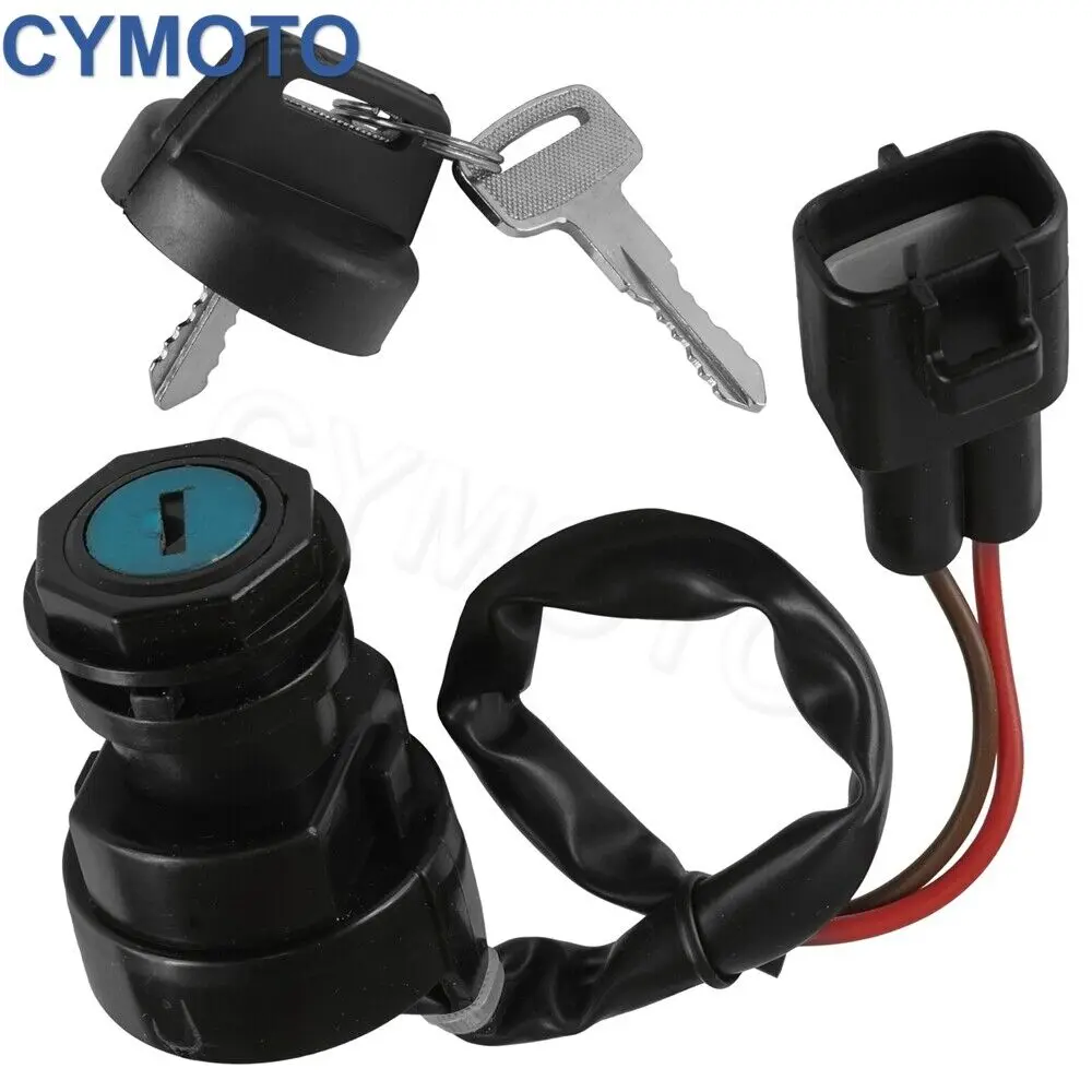 2 Pin Motorcycle ATV Ignition Key Switch Set For Yamaha Raptor 700 YFM700R YFM 700R 2009-2021