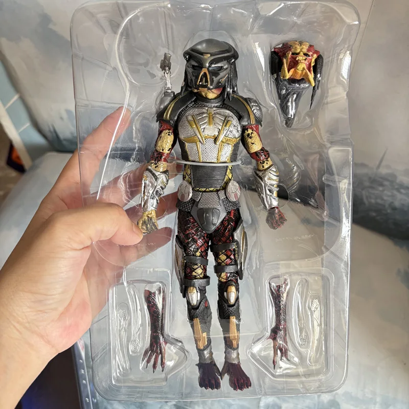Fugitivo predador neca figura de ação predadores pvc modelo brinquedo colecionável figuras alienígenas presente aniversário 18cm