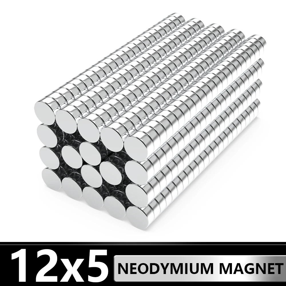 2~100 Pcs Small Round Magnet 12x5 Permanent NdFeB Super Strong Powerful Magnetic imans N35 12mm x 5mm Neodymium Magnets|