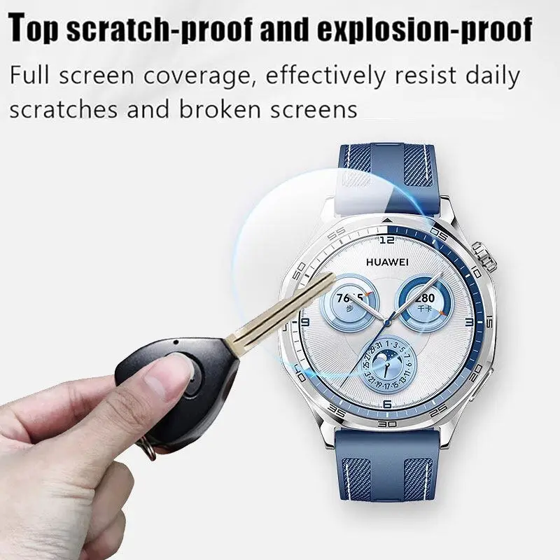 Vetro temperato 9H per Huawei Watch GT 5 Pro 42mm 46mm proteggi schermo con pellicola antigraffio per Huawei Watch GT 4 5 41mm 46mm Film