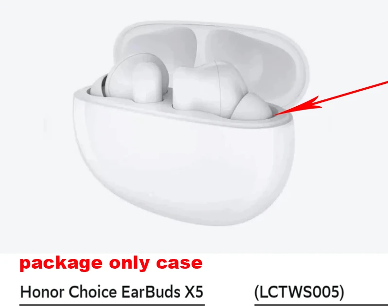 Мультяшные аксессуары для наушников Honor Choice X5 (LCTWS005), силиконовый чехол для беспроводных Bluetooth наушников Honor Choice X5 /LCHSE X5S