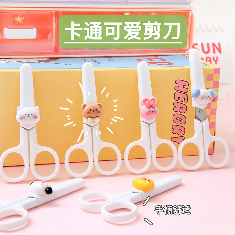 1PC Schaar Kids Kinderen Veiligheid Studenten Schaar Kleuterschool Kantoor Schaar Briefpapier DIY Gesneden Papier Handgemaakte Scrapbooking