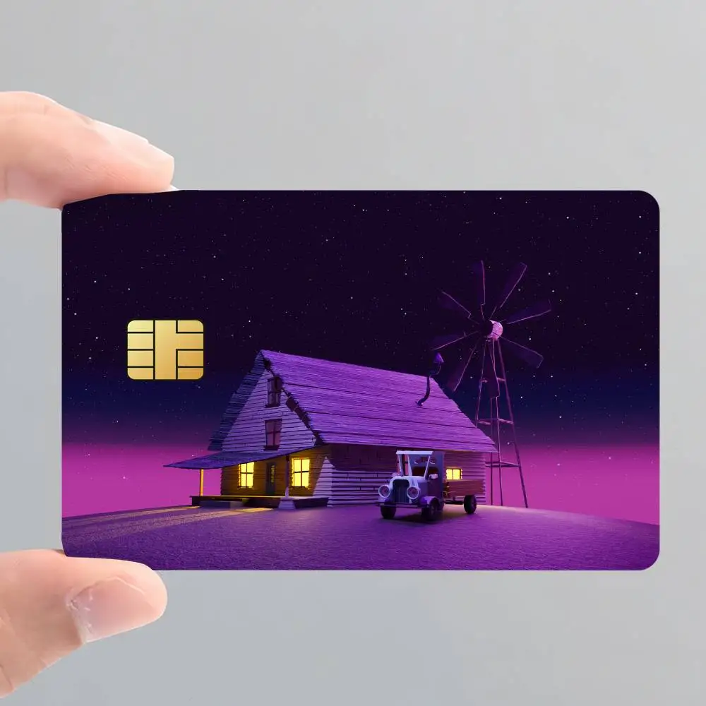 C-COURAGE The C-Cowardly Dog Hot Sale Decor Exquisite Card Sticker for Debit Credit Bank Cards Skin Cover Gift Student