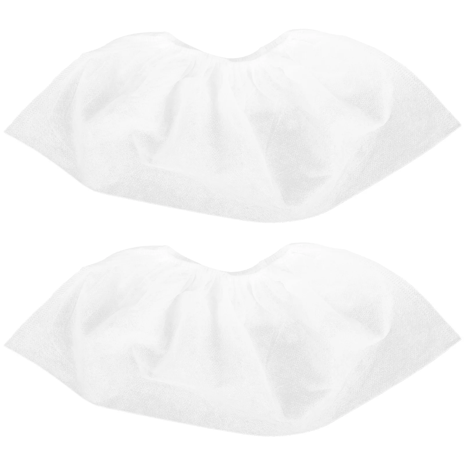 

100pcs Disposable Shoe Covers Non-Woven Thicken Anti-Slip Dustproof For Indoor Home Use Overshoes For Dentists Builders
