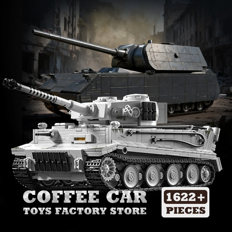 

Military Heavy Tank Building Block Toys Army Armored Cars MOC Bricks Sets Soldier Panzer Model Adult Children Birthday Gifts DIY