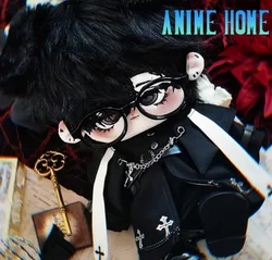 Original Abbe Dark Black Dress Suit For 20cm Doll Toy Costume Clothes Cosplay KN Kids Gift Cute