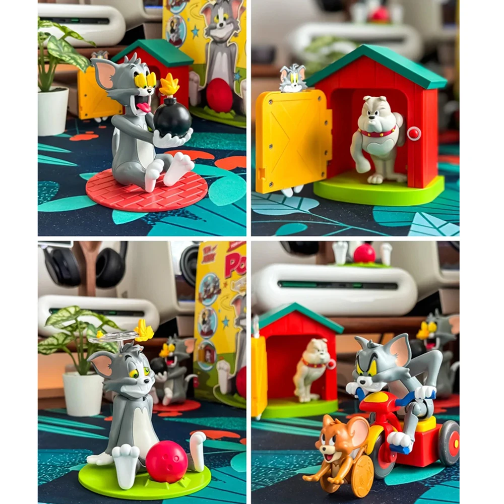52toys Tom And Jerry Hapless Tom Series Blind Box - Movable Mechanism Handmade Play Ornaments Trendy Collectible Gifts