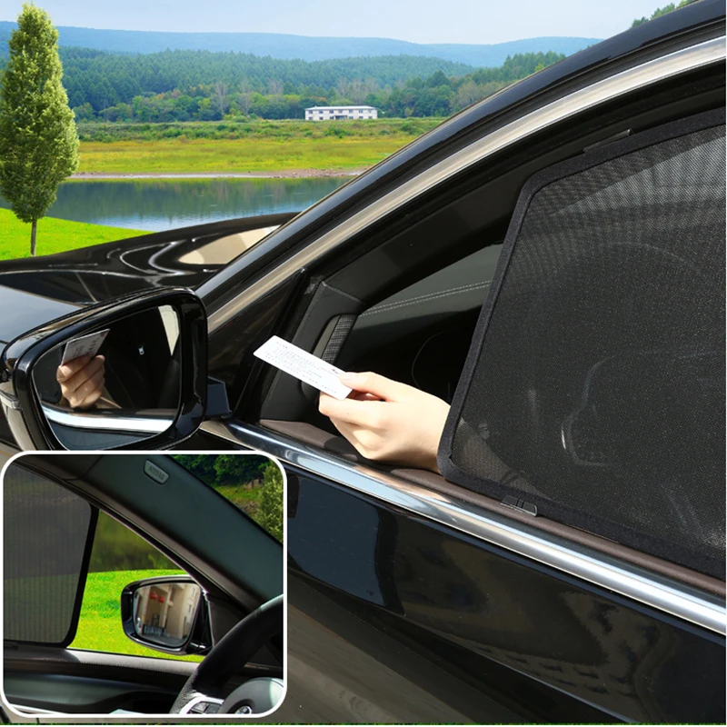 For BMW X3 G01 2018 2019 2020 2021 2022 2023 2024 Car Window Visor Mesh Sunshade Privacy Curtain Shading Cover Auto Accessories