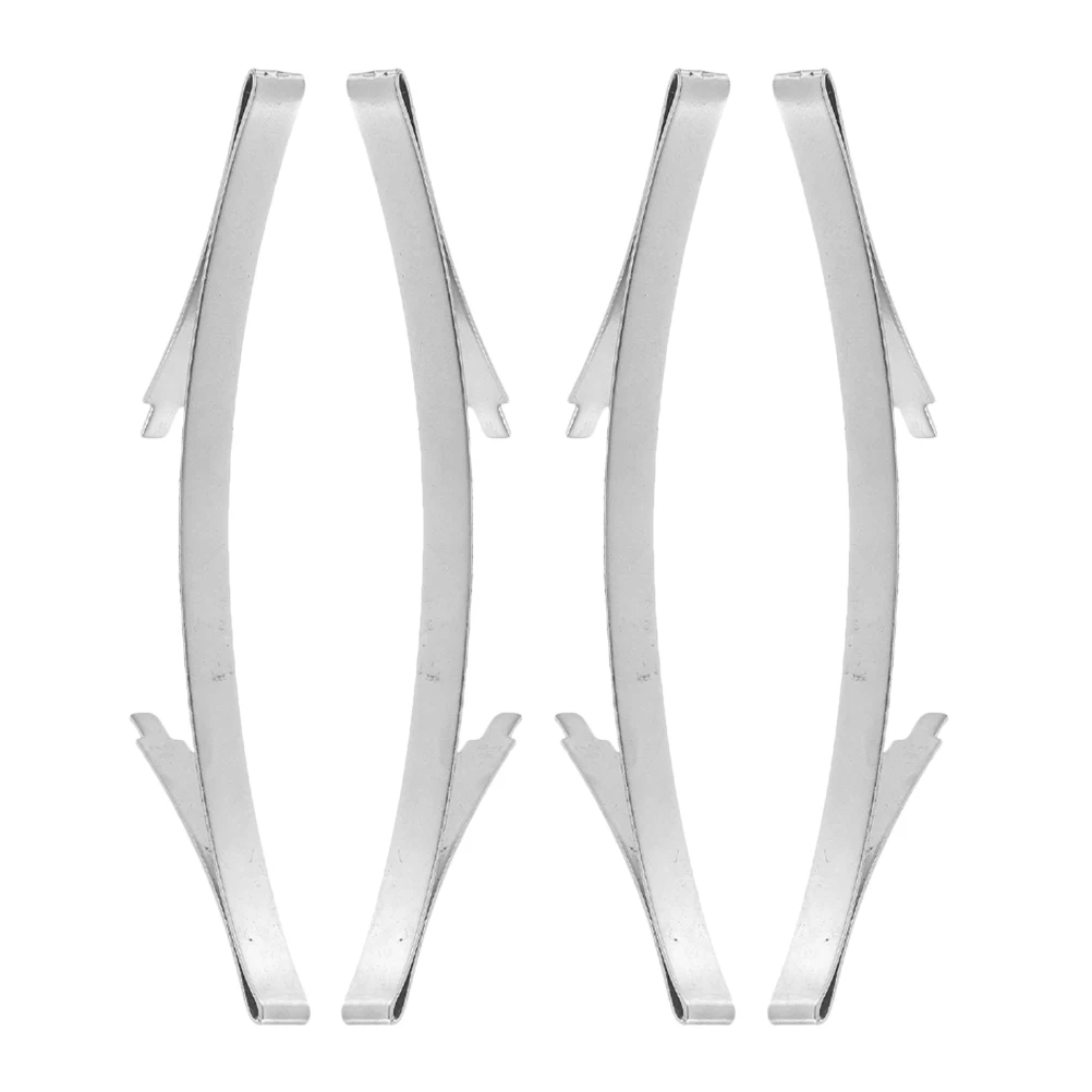 

4pcs Manganese Steel Bottom Track Positioner Accessory Durable Buffer Sliding System Part Closet Replacement Hardware Sliding