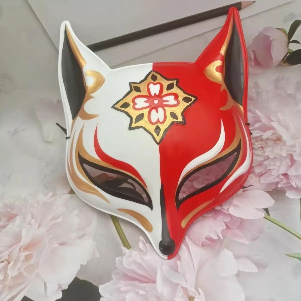 Sparkle Cosplay Mask Honkai Star Rail Cosplay Mask Lolita Anime Fox Girls Half Face Halloween Masks Drop Ship